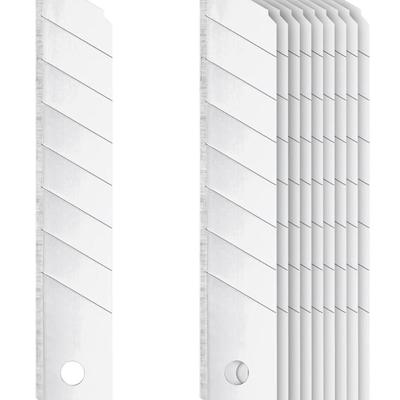 Zoid 18mm Snap Knife Refill 50 Pack, Sharp Carbon Steel Snap Blades for Home & Project Cutting, Blades for Box Cutter, Utility Knife,...