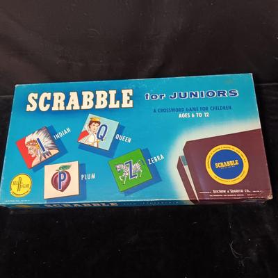 LIKE NEW 1958 SCRABBLE FOR JUNIORS