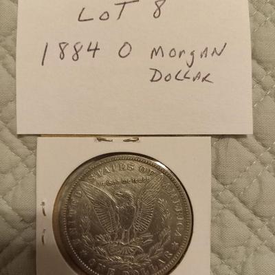 1884 O Morgan Dollar