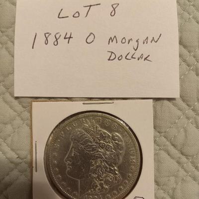1884 O Morgan Dollar