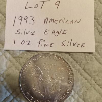 1993 American Silver Eagle