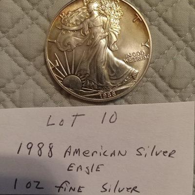1988 American Silver Eagle