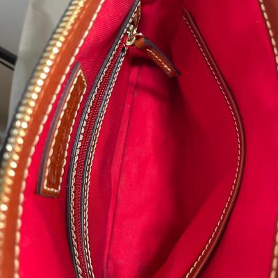 Dooney & Bourke Brown Pebble Leather Crossbody