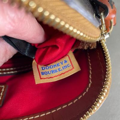 Dooney & Bourke Brown Pebble Leather Crossbody