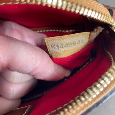 Dooney & Bourke Brown Pebble Leather Crossbody