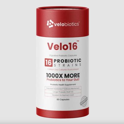 2-Pack Velo16 Probiotic Digestive Capsules (60 Capsules per Package, 120 total)