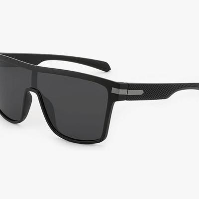 Flat Top Polarized Sport Sunglasses Men Vintage Square Shield Cycling Running Fishing Golf Hiking Sport Glasses TR90