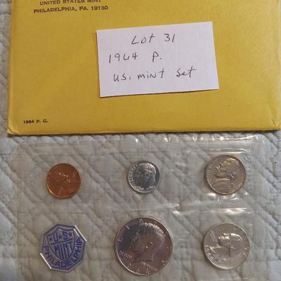 1964 Philadelphia US mint set