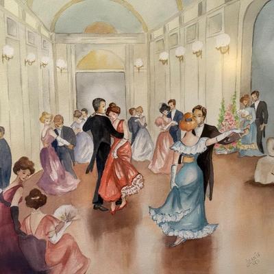 Ballroom Dancing- 30" x 26"