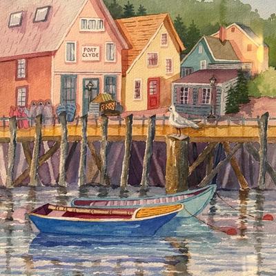 Port Clyde- 19 1/2" x 25 1/2"