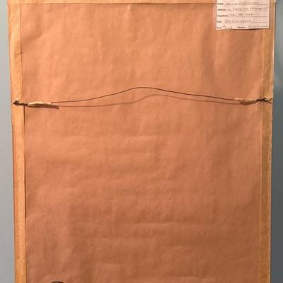Red Suspenders- 17 3/4" x 22"