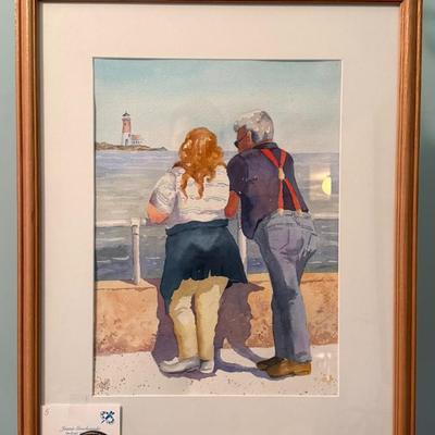 Red Suspenders- 17 3/4" x 22"