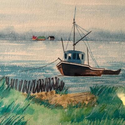 Fishing Boat- 17" x 13"