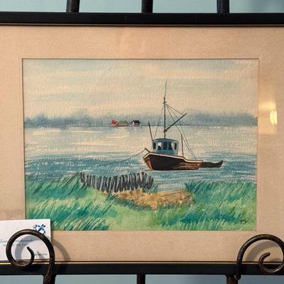 Fishing Boat- 17" x 13"