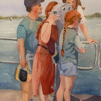 Barnegat Family- 17 1/2" x 21"