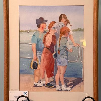 Barnegat Family- 17 1/2" x 21"