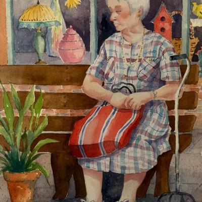 Nap Time- 21 1/2" x 17 1/2"