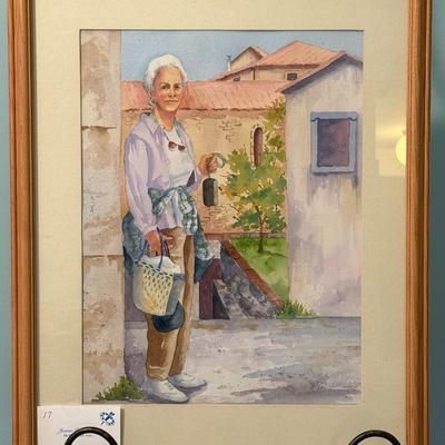 Louise- 22" x 17"