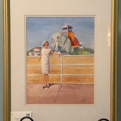 Peggy and Lucy- 18 1/2" x 22"
