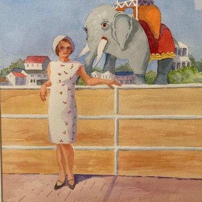 Peggy and Lucy- 18 1/2" x 22"