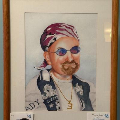 Purple Shades- 17 1/2" x 21 1/2"