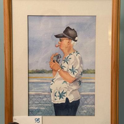 Sale Photo Thumbnail #76: Jeanie Grochowski was a local artist from Medford, New Jersey. She was an accomplished artist, with most of her work showcasing the shore and local South Jersey attractions. Ms. Grochowski studied at the Philadelphia Institute of Art and displayed her wor