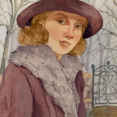 A Cold Winters Day- 16 1/2" x 20 1/2"