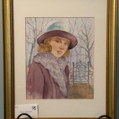 A Cold Winters Day- 16 1/2" x 20 1/2"