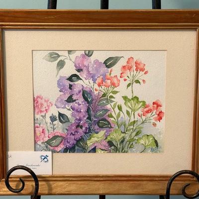 Pastel Posies- 16" x 13 1/2"