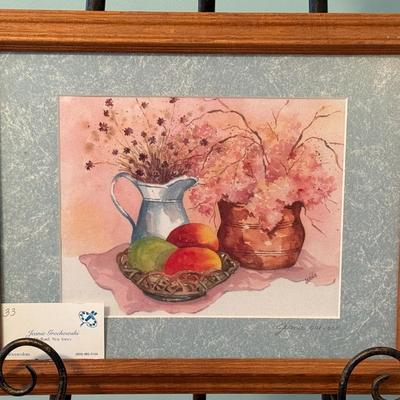 Study in Pink- 16" x 13"