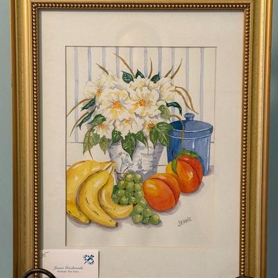 Fruit and Flowers- 14 1/2" x 18 1/2"