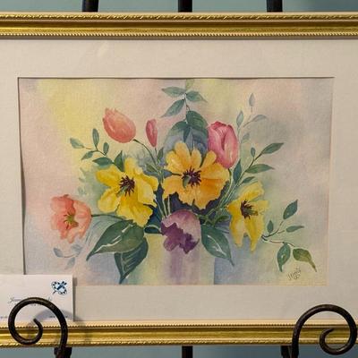 Pastels and Posies- 17 1/2" x 13 1/2"