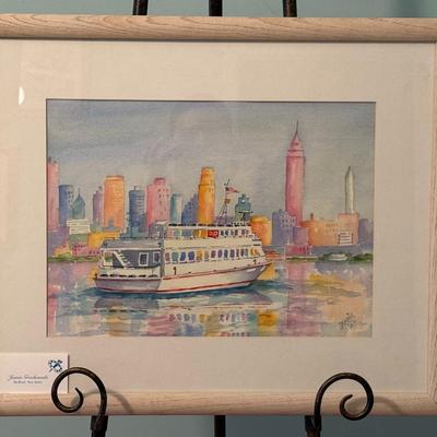 Ferry Reflections- 21 1/2" x 17 1/2"