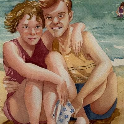 Soulmates- 15" x 12"