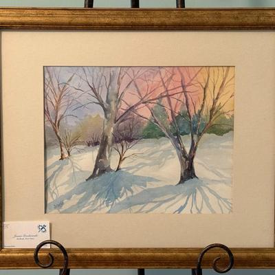 Winter Scape- 18 1/2" x 22 1/2"