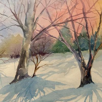 Winter Scape- 18 1/2" x 22 1/2"