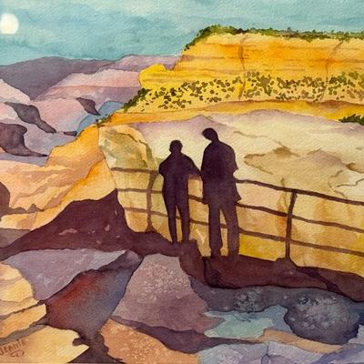 Ghosts in the Grand Canyon- 21 1/2" x 17 1/2"