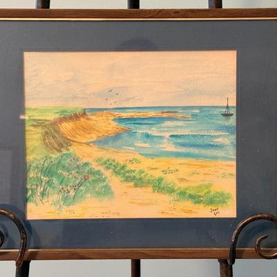 Lighthouse and Buoy (Pair)- 14 1/4" x 11"
