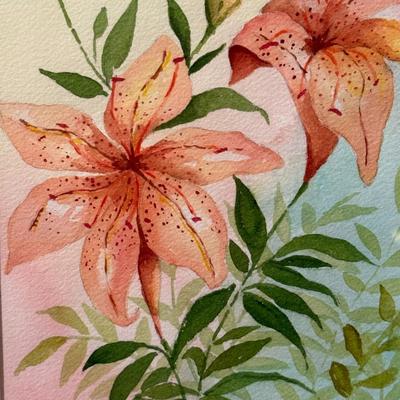 Day Lilies- 17" x 14"