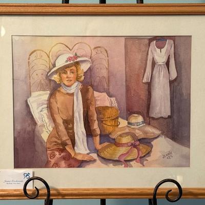 Fran's Hat- 21 1/2" x 17 1/2"