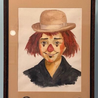 The Clown- 25 1/2" x 20 1/2"