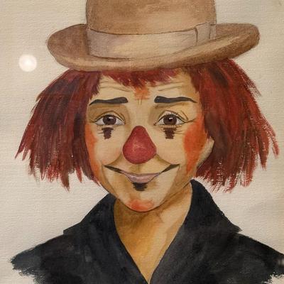 The Clown- 25 1/2" x 20 1/2"