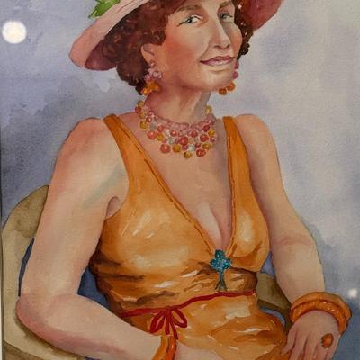 Ready for the Garden Party- 19" x 25"