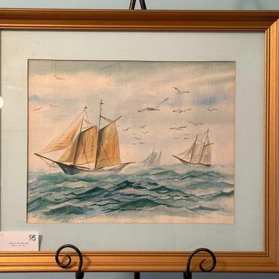 At Sea- 20" x 23"