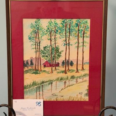 Home in the Woods- 14" x 11"