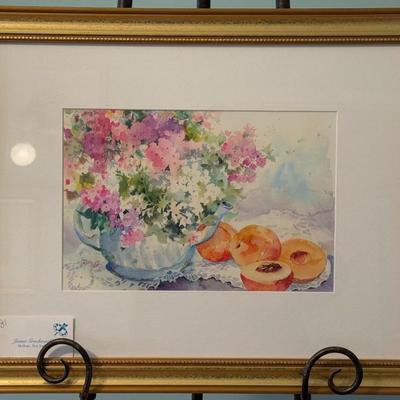 Phlox n' Peaches- 14" x 18"