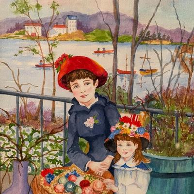 Mother and Daughter in Color- 23" x 19"