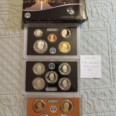 2014 United States Mint Silver Proof Set
