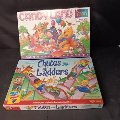 CANDY LAND & CHUTES AND LADDERS GAMES