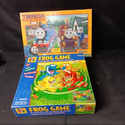 FROG GAME AND THOMAS AND THE MAGIC RAILROAD GAME